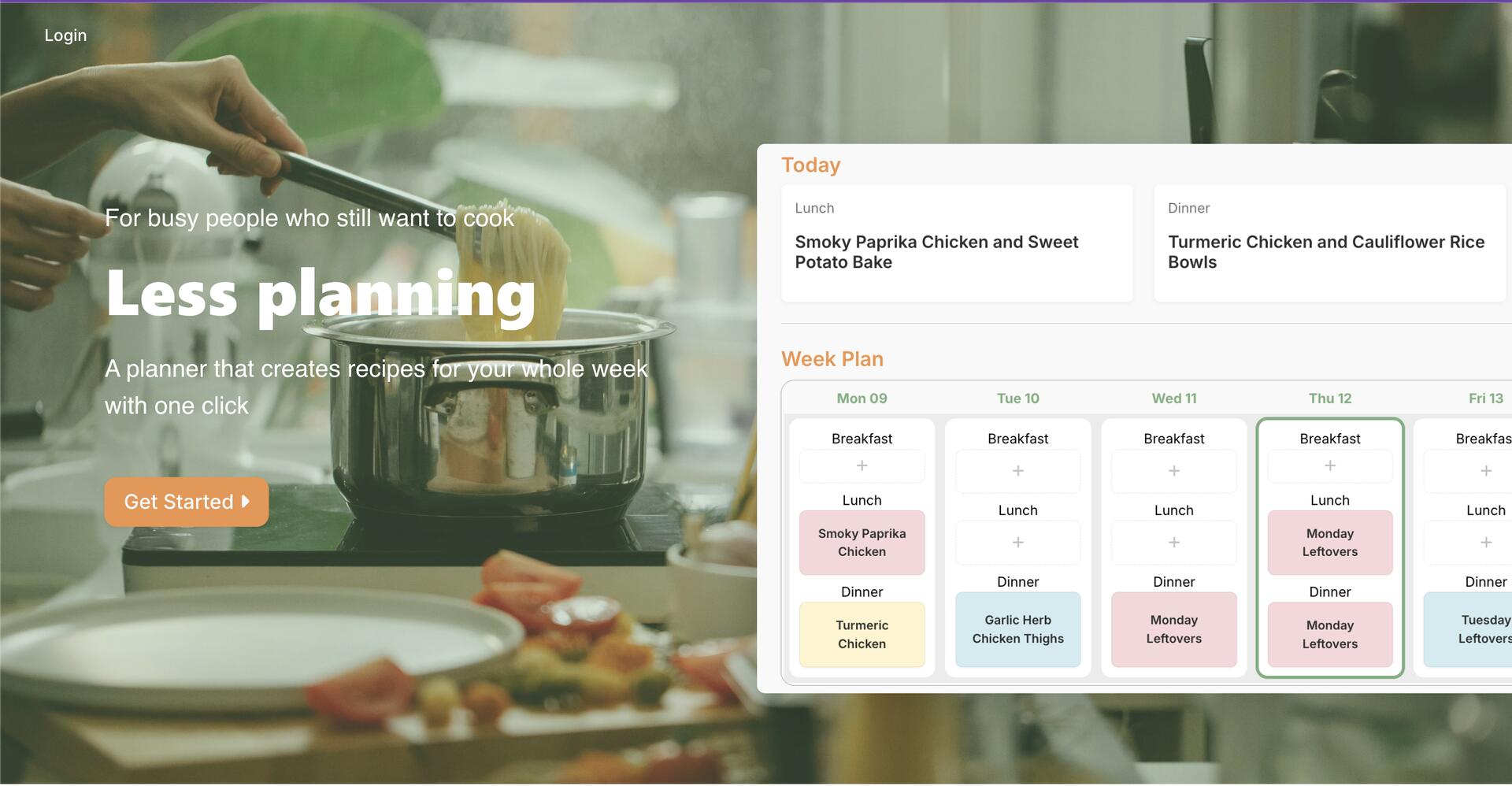Forkcast screenshot