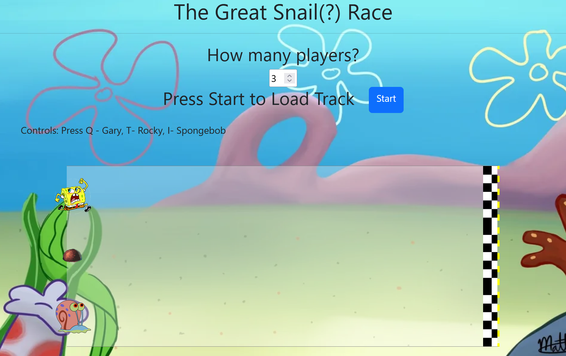 Spongebob Race screenshot